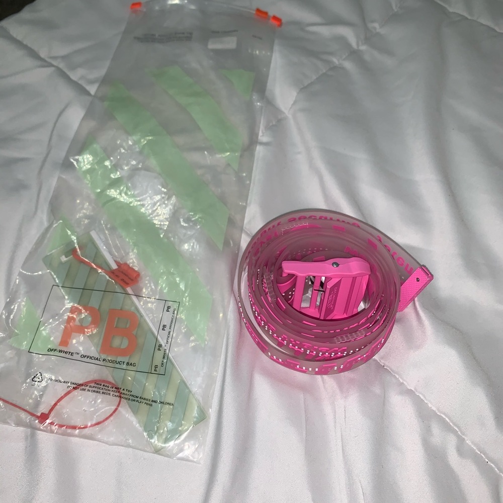 PINK UNC OFF-WHITE BELT